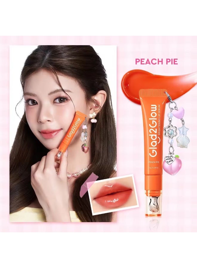 Glad2glow lip serum peach pie